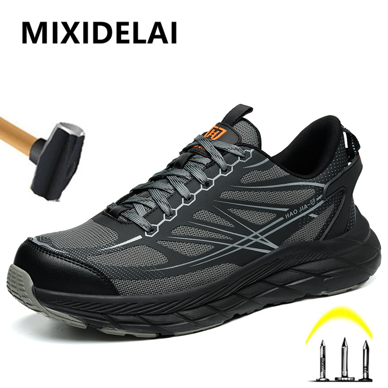 Sewing Net - Modische Arbeitssneaker, Stahlkappenschuhe, Sicherheitsstiefel, Schutzschuhe, pannensichere,