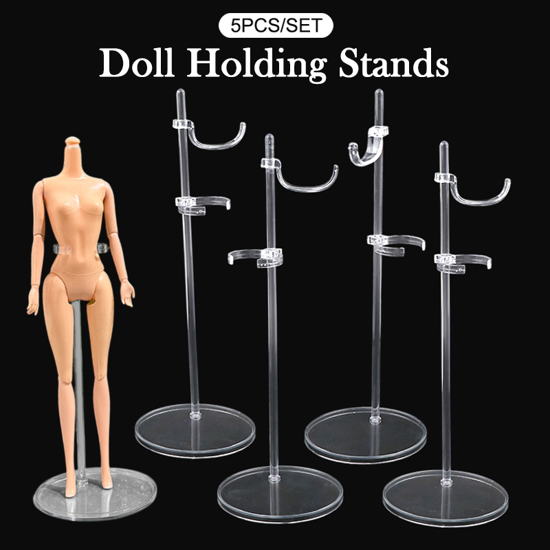 Dress Form Mannequin - 5Pcs Transparente Racks Mannequin Modell Stehen