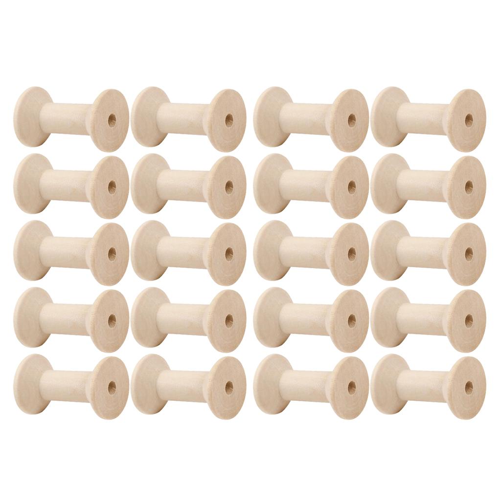 20 Stück Holzspulen Leere Garn – Thread Bobbins Empty Bewertung und Preis