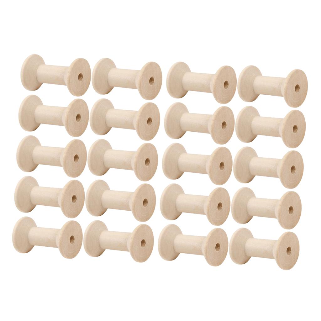 20 Stück Holzspulen Leere Garn – Thread Bobbins Empty Bewertung und Preis