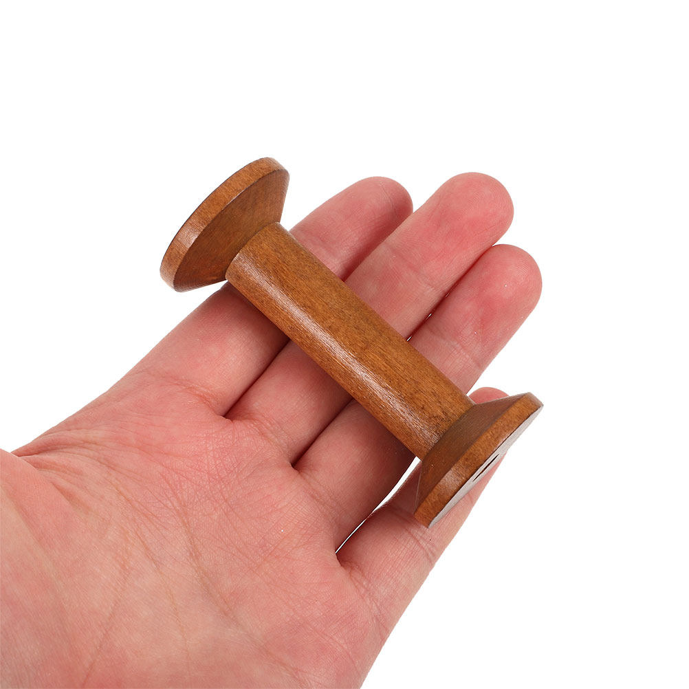 7-teiliges Set Holzgarnspulen, – Thread Bobbins Empty Bewertung und Preis
