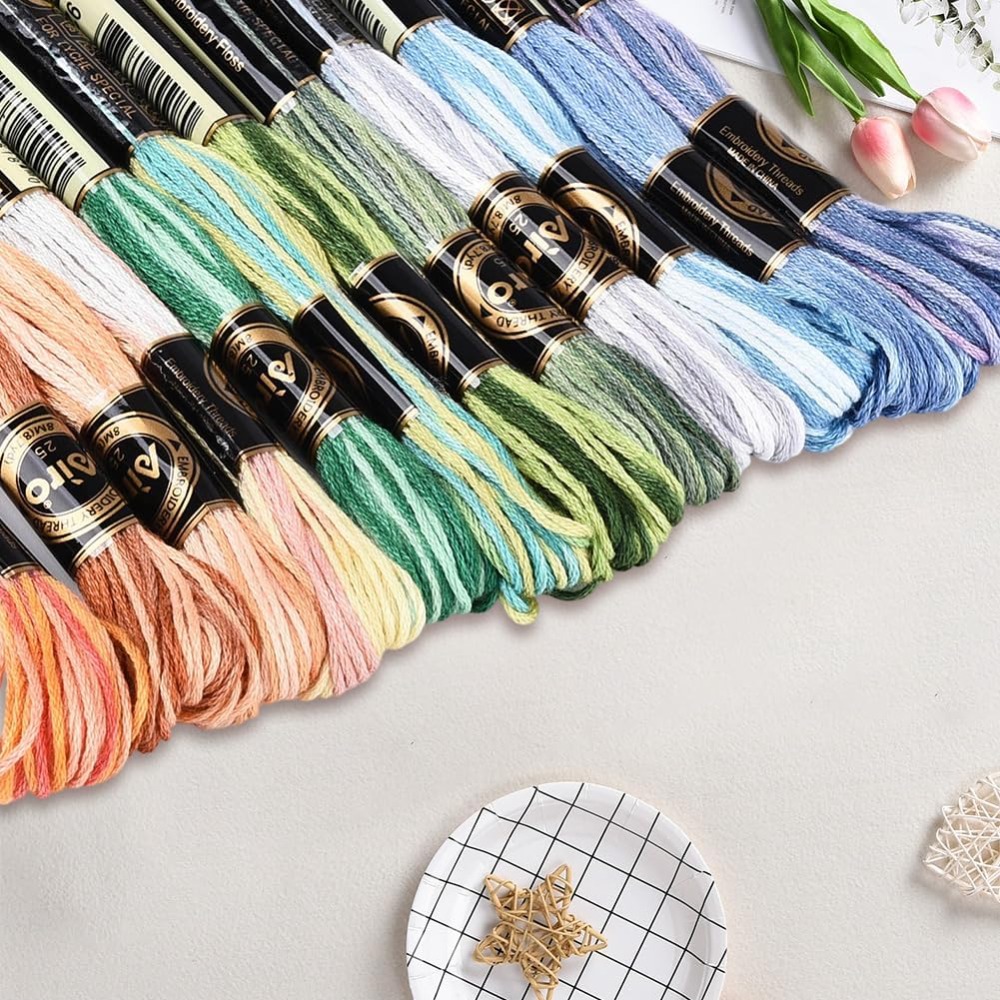 12 Stränge 105 Yards Kreuzstic – Embroidery Floss Thread Bewertung und Preis
