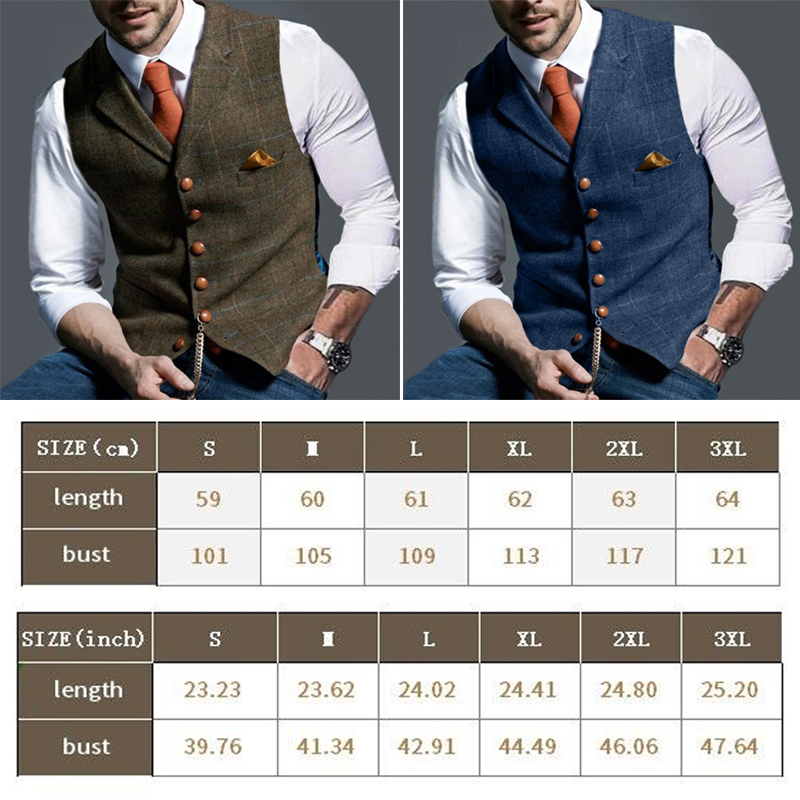 Mode männer Westen Revers Twee – Sewing Tweed Bewertung und Preis