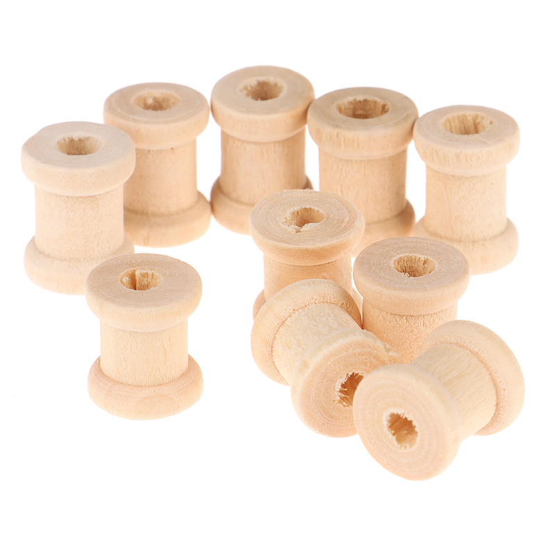 100 Stück Leere Holz-Garnspule – Thread Bobbins Empty Bewertung und Preis