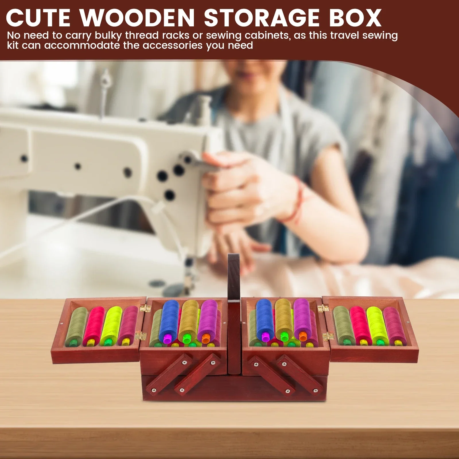 Erweiterbare Nähgarnbox aus Ho – Thread Bobbins Empty Bewertung und Preis