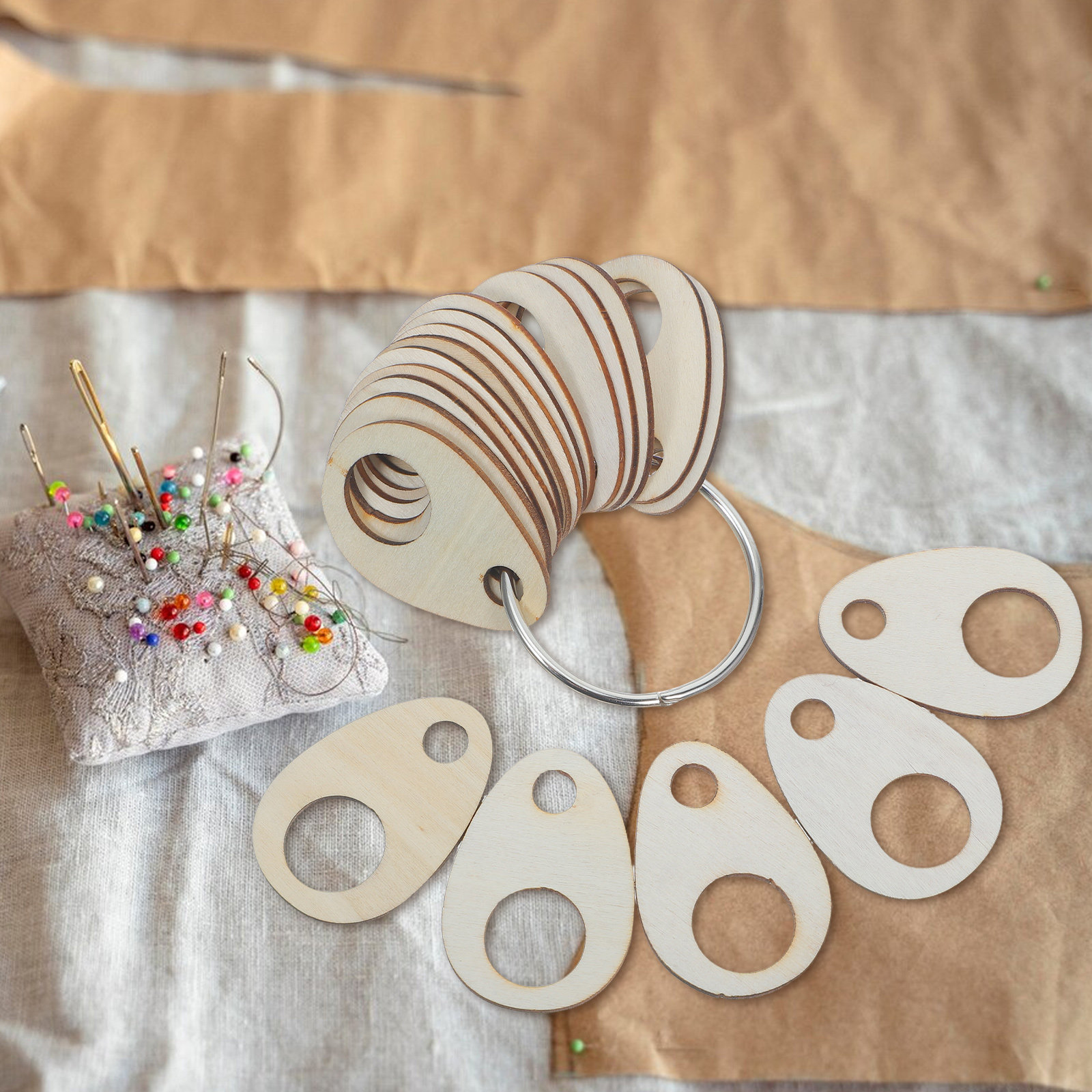 1 Set Holz-Fadenhalter für Sti – Embroidery Floss Thread Bewertung und Preis