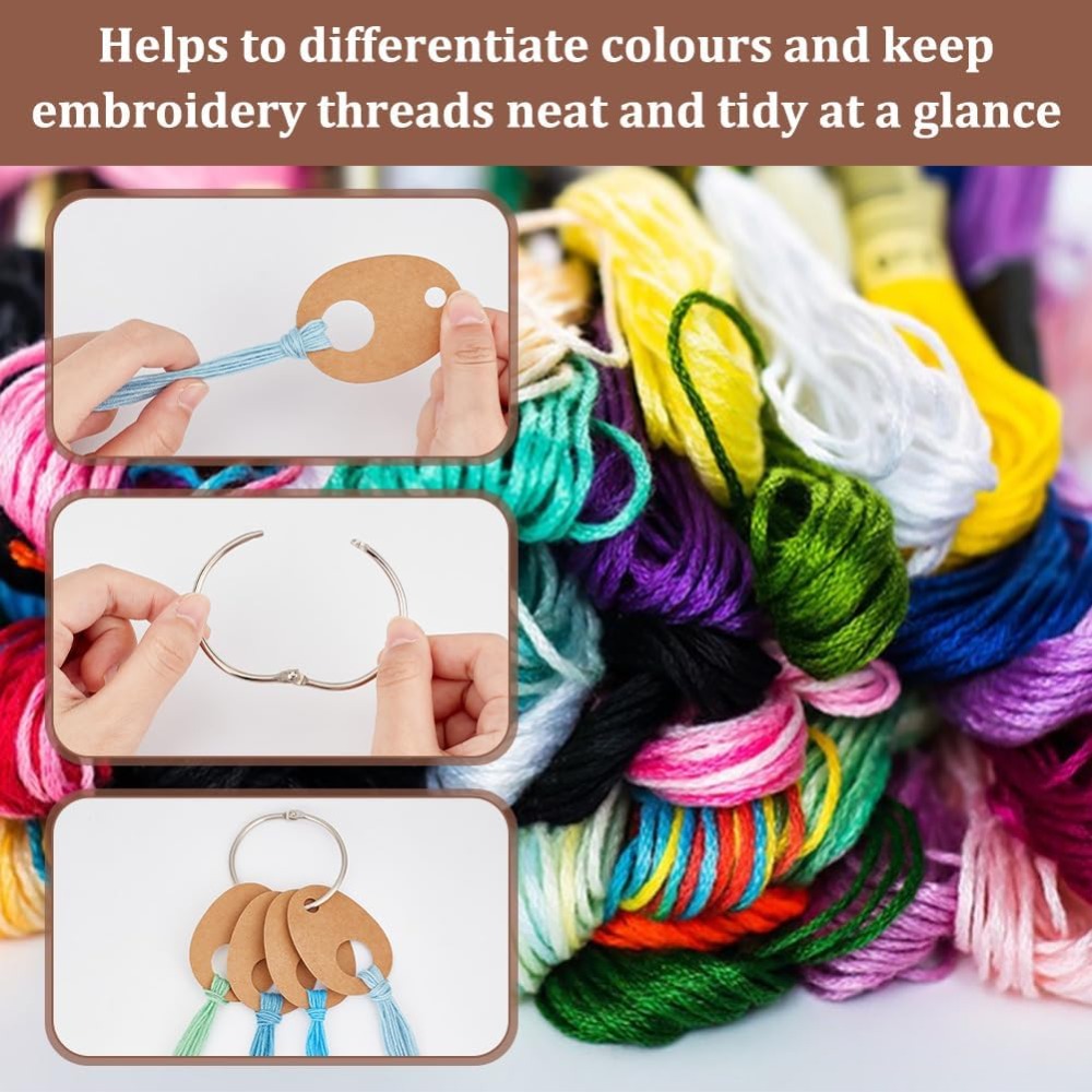 100 Stück Tropfen-Fadentropfen – Embroidery Floss Thread Bewertung und Preis