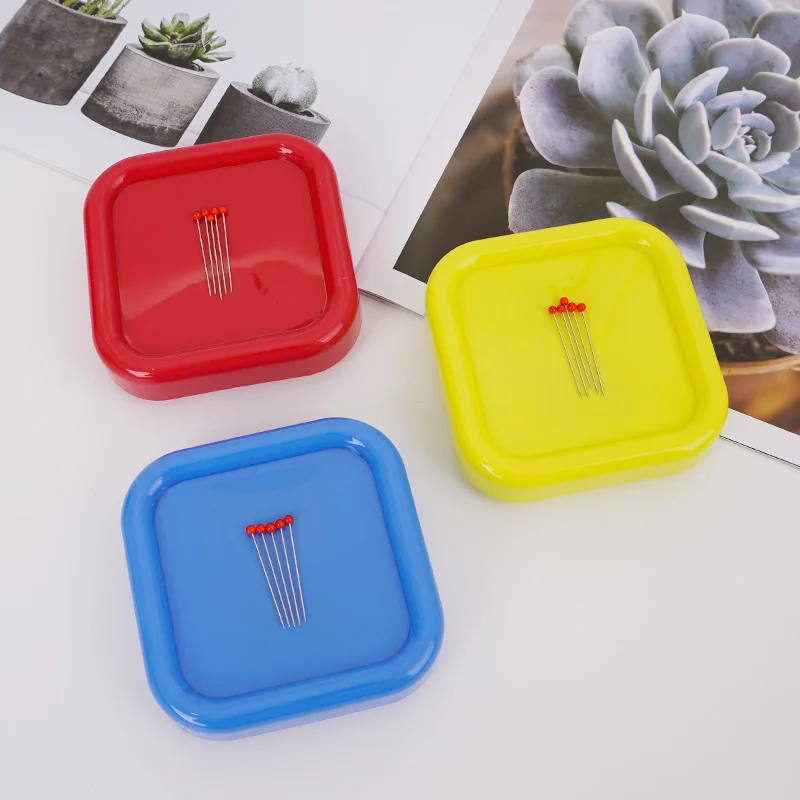 Farbe Quadrat Magnetische Nade – Sewing Pin Cushion Bewertung und Preis